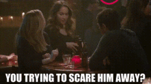 Station19 Andy Herrera GIF - Station19 Andy Herrera You Trying To Scare Him Away GIFs