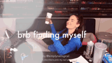 Brb Finding Myself GIF - Brb Finding Myself Starbucks GIFs