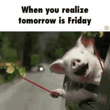 Thursday Tomorrow Is Friday GIF - Excited Friday Tomorrow Yay GIFs