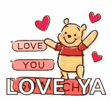 Winnie The Pooh I Love You GIF - Winnie The Pooh I Love You Love GIFs