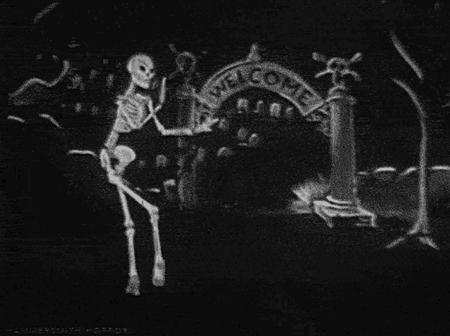 Skeleton Graveyard GIF - Skeleton Graveyard Halloween GIFs