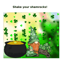 st patricks day gnome luck
