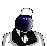 a drawing of a man in a tuxedo with a top hat and bow tie