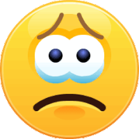 a cartoon smiley face with a tear coming out of it 's eye