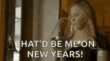 Thatd Be Me On New Years Drink GIF - Thatd Be Me On New Years Drink Cheers GIFs
