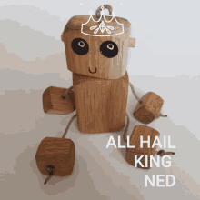 ned ned the robot king ned rudi and bear all hail king ned