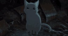 a whisker away cat anime cat