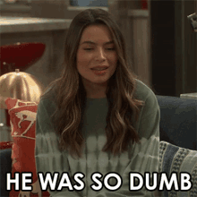 He Was So Dumb Carly Shay GIF - He Was So Dumb Carly Shay Icarly GIFs
