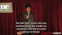 Mike E. Winfield GIF - Mike Winfield She Was Mad Sandwich With The Two End Pieces Of Bread GIFs