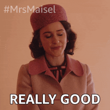Really Good Miriam Maisel GIF - Really Good Miriam Maisel Midge GIFs