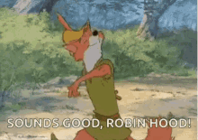 Sounds Good Robin Hood GIF - Sounds Good Robin Hood Disney GIFs