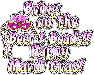 Beads Beer And Beads Sticker - Beads Beer And Beads Mardi Gras Stickers