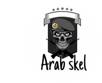 Arab Skel Skull Sticker - Arab Skel Skull Smile Stickers
