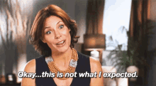 Not What I Expected GIF - Real Housewives Okay This Is Not What I Expected GIFs