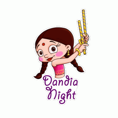 Dandia Night Chutki GIF - Dandia Night Chutki Chhota Bheem - Discover &  Share GIFs