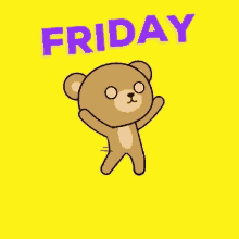 Friday Friday Dance GIF - Friday Friday Dance Bear GIFs