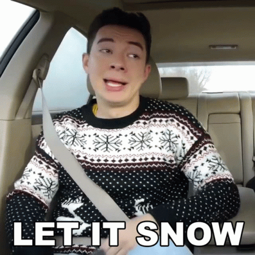 make it snow gif