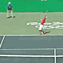 kei nishikori oops olympics tennis atp