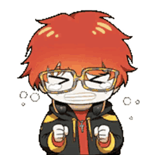 mystic messenger video game cute adorable cry