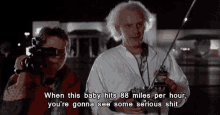 88 Miles Per Hour GIF - Back To The Future Doc Brown Christopher Lloyd GIFs