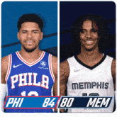 Philadelphia 76ers (84) Vs. Memphis Grizzlies (80) Third-fourth Period Break GIF - Nba Basketball Nba 2021 GIFs