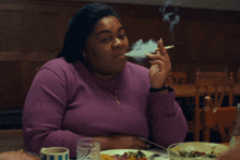 Mary Lamb Winking And Smoking The Holdovers GIF - Mary Lamb Winking And Smoking The Holdovers Youre Welcome GIFs