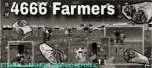 a poster that says 4666 farmers on it