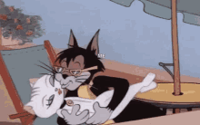 Tom And Jerry Kissing GIF