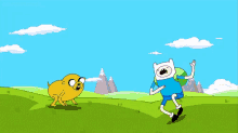 Adventure Time GIF - High Five Adventure Time Friends GIFs