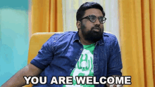 You Are Welcome Manan Desai GIF - You Are Welcome Manan Desai Manan Ni Therapy GIFs