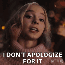 I Dont Apologize For It Enid Sinclair GIF - I Dont Apologize For It Enid Sinclair Emma Myers GIFs