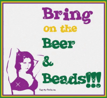 Beer Beads GIF - Beer Beads Mardi Gras GIFs