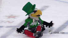 washington capitals slap shot hockey nhl mascot