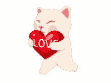 Love Cat GIF - Love Cat Heart GIFs
