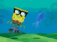 Spongebob Jellyfish GIF - Spongebob Jellyfish Float GIFs