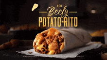 Taco Bell Beefy Potato Rito GIF - Taco Bell Beefy Potato Rito Burrito GIFs