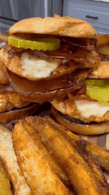Hot Honey Chicken Sandwiches Food GIF