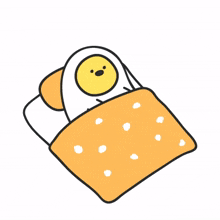 egg ghost cute night bed
