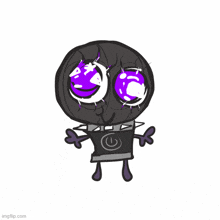 a drawing of a cartoon character with a shirt that says ' imgflip ' on it