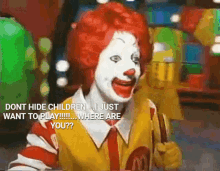 Funny Scary Clown GIF