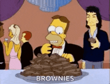 Brownies Simpsons GIF - Brownies Simpsons Homer Simpson GIFs