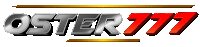 oster777 is written in silver and red letters on a white background