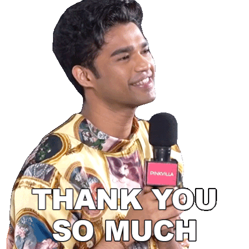 Thank You So Much Babil Khan Sticker - Thank You So Much Babil Khan Pinkvilla Stickers