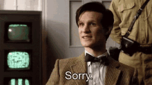 Sorry GIF - Dr Who Doctor Who Matt Smith GIFs