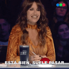 Está Bien Suele Pasar Flor Peña GIF - Está Bien Suele Pasar Flor Peña Got Talent Argentina GIFs