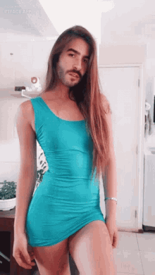 Beautiful Turquoise GIF - Beautiful Turquoise Dress GIFs