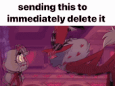 sending this to immediately delete it with a picture of a cat