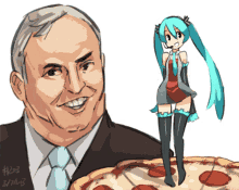 Hatsune Miku Is In Your Area Dominos On Pizza GIF - Hatsune Miku Is In Your Area Dominos On Pizza Dance GIFs