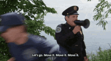 Moveit Hurryup GIF - Moveit Hurryup Police Academy GIFs