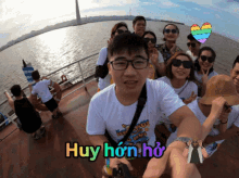 huy horn ho vacation beach rainbow heart
